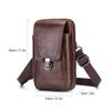 Men Leather Waist Belt Bag Phone Pouch Bag Made From High Quality Cow Leather Travel Crossbody Shoulder Bag Pack Purse Wallet
