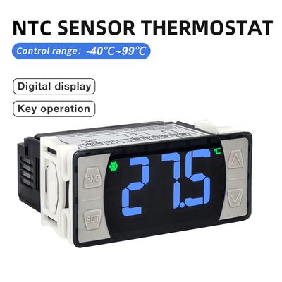 115/230V Thermostat Digital Temperature Controller Relay with NTC Probe For Refrigeration Heating Cooling Defrosting
