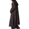(WMNS) UNIQLO Single Breasted Long Coat 'Dark Brown' Women's 480063-39