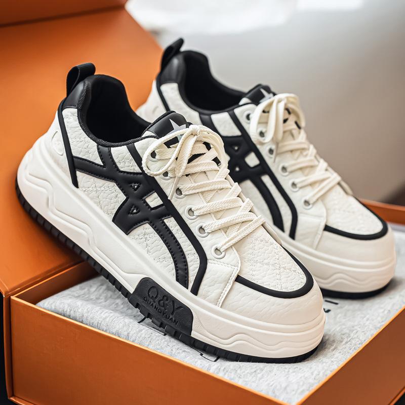 Casual Board Shoes Spring New Thick-soled Non-slip and Wear-resistant Advanced Youth Low-top Shoes