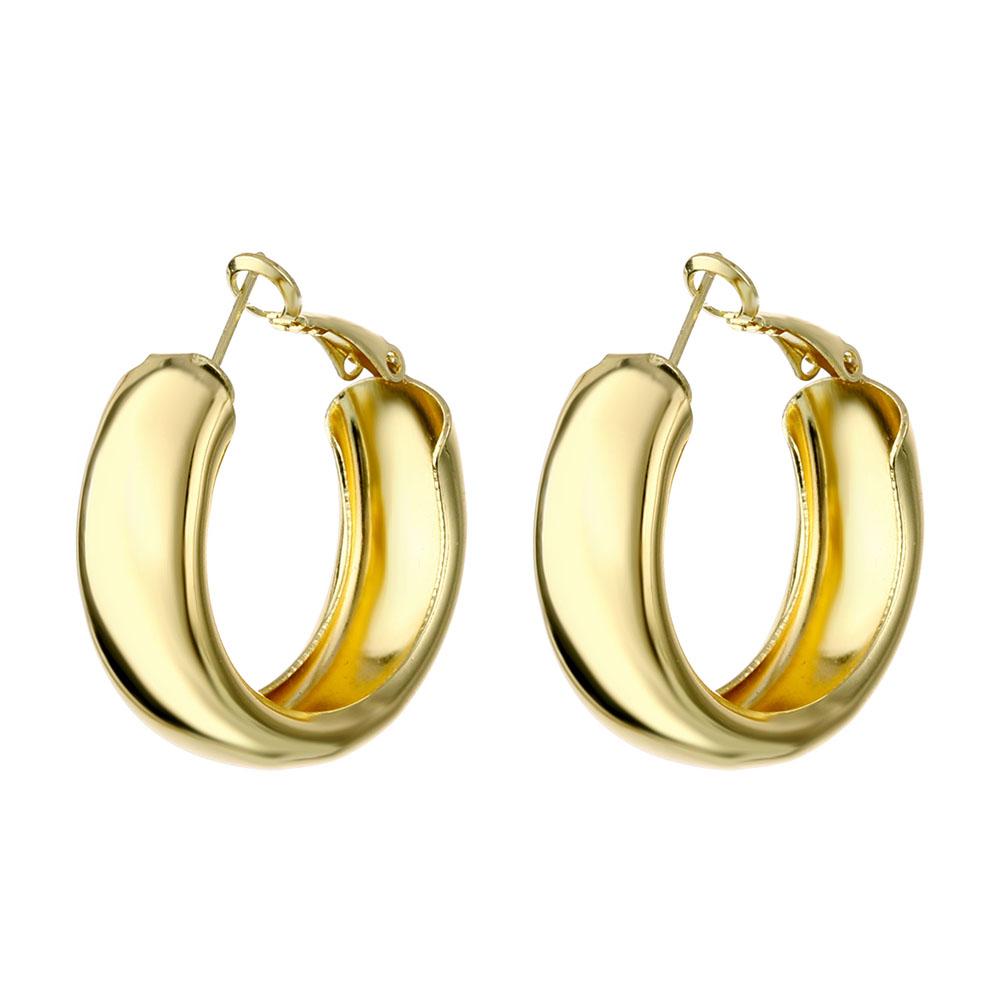 Hot Selling Vintage Earrings Women Big Gold Color Geometric Statement Metal Drop Earrings Jewelry Accessories