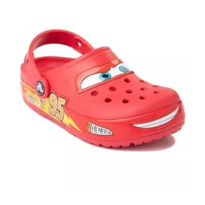 Brandneue Crocs Rote Hausschuhe Mcqueen Clog Cars Größe Herren Damen Schuhe Sommer Strand