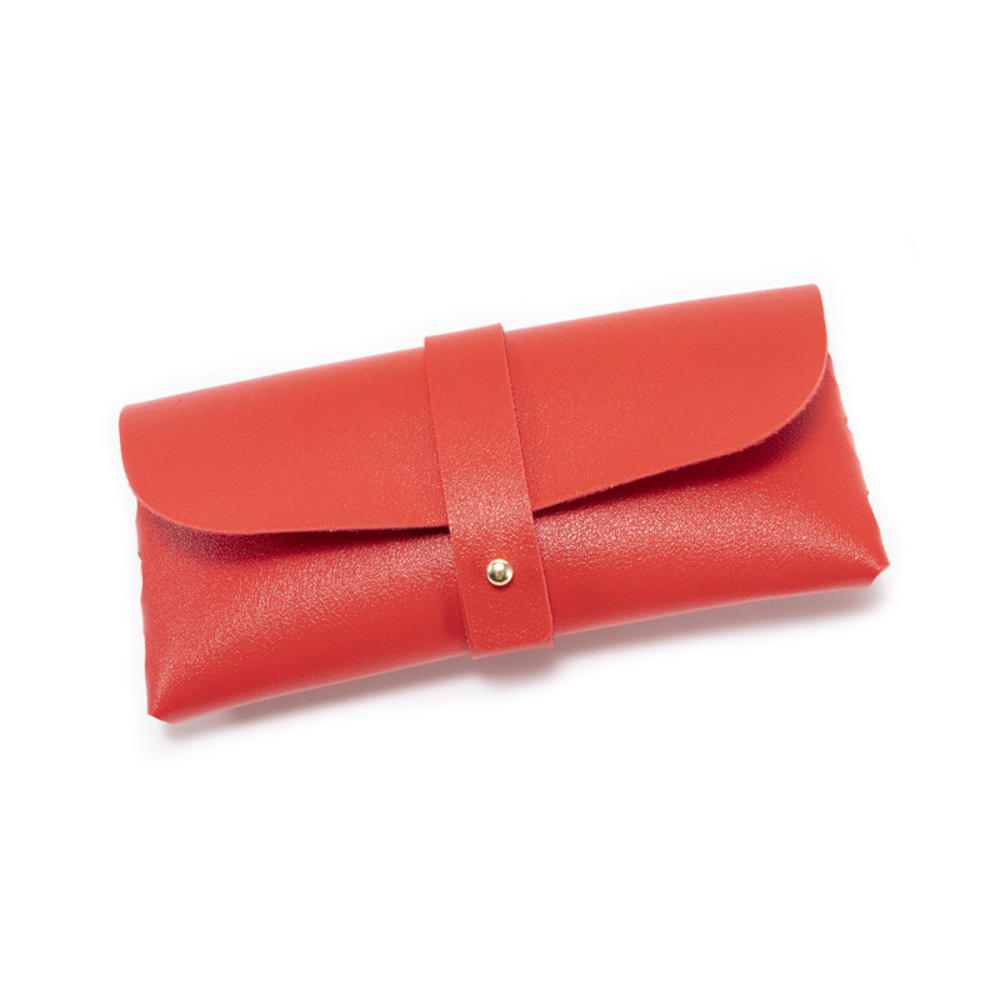 1Pcs Glasses Case Women Leather Soft Glasses Bag Fashion Portable Sunglasses Box Bag Accessories Eyeglasses Case Sunglasses Box