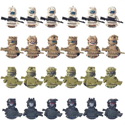 Swat Military Doll Camouflage Ghost Special Forces Building Block Doll Children'S Toy