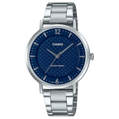 G-SHOCK Series, Life Waterproof, Fashion Trend, Quartz, Steel Strap, , Same Style for Men and Women, Blue Dial LTP-VT04D-2A