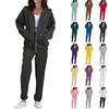 Fashionable Women's Autumn/Winter Casual Comfortable Sweatshirt Jacket Set