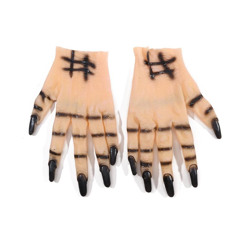 Adult Funny Halloween Gloves Party Scary Ghost Gloves Holiday Props for Women Men