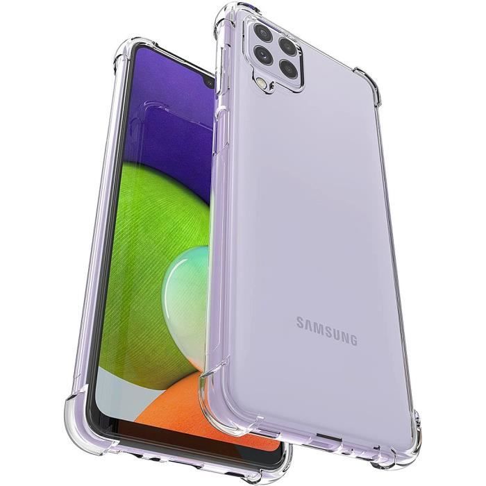 Coque - BOOLING - pour Samsung Galaxy A22 4G - Silicone Renforcé - 2 Verres Trempés