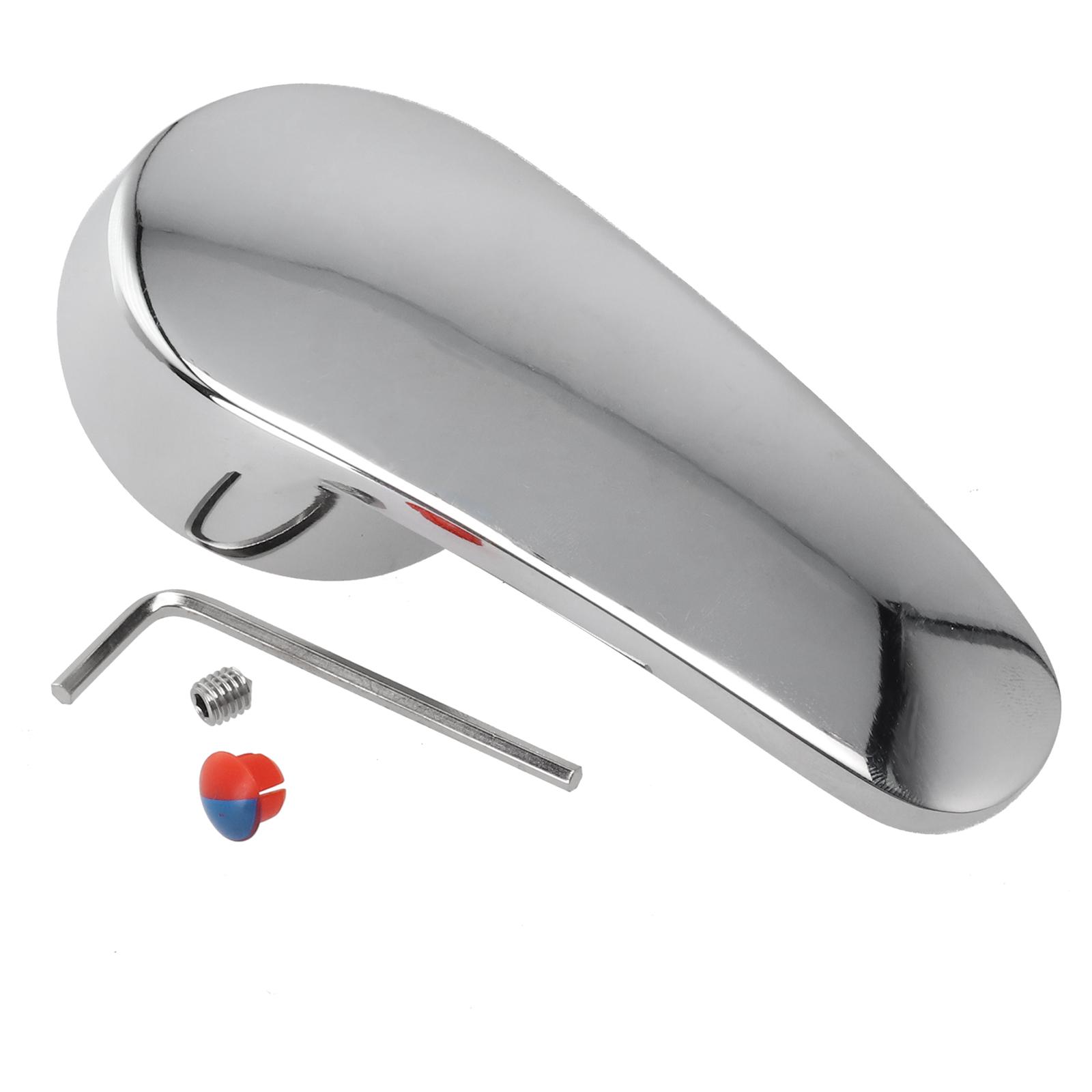 

Замена ручки смесителя Кухня Ванная Раковина Однорычажный смеситель Головка ручки Практичная Замена для душа Ванны серебряный