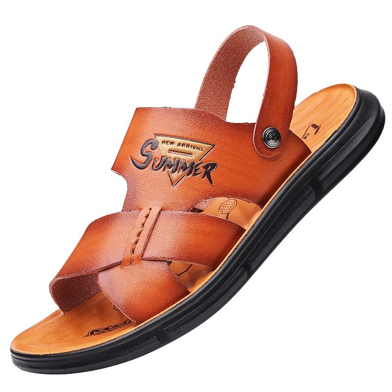 Sandals Men's dual-purpose sandals Casual beach shoes Breathable waterproof and non-slip sandals dual-purpose