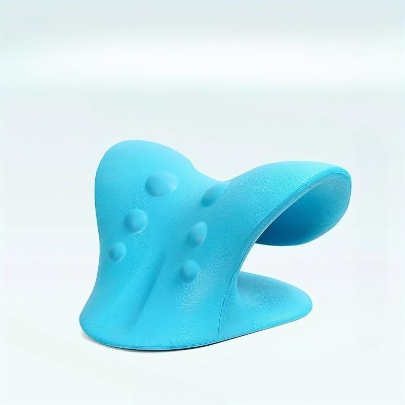Neck and shoulder relaxation pillow, massage finger pressure corrector, curved pillow for relieving shoulder and neck pain