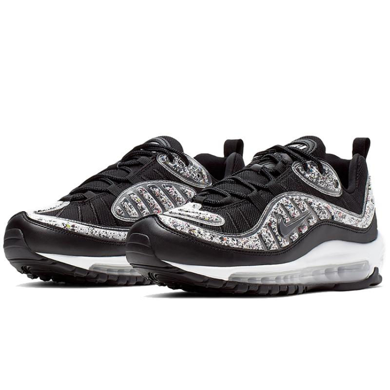 Nike Air Max 98 Lx 'Recycled Material Black' Women's Sneakers Casual Shoes AV4417-001