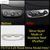 Car Rear Box AC Air Outlet / Window Lift / Head Lamp Light / Water Cup Cover Trim Accessories For Chevrolet Equinox 2017 -