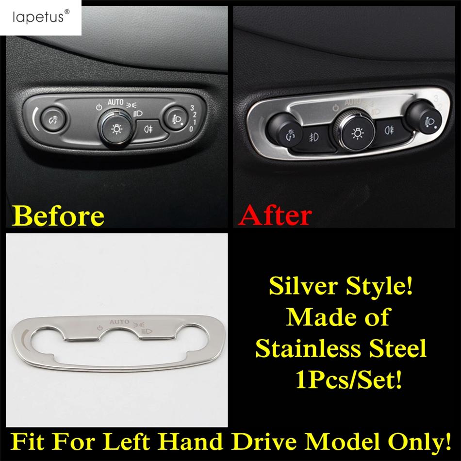 Car Rear Box AC Air Outlet / Window Lift / Head Lamp Light / Water Cup Cover Trim Accessories For Chevrolet Equinox 2017 -