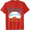 Chicago Cloud Gate Sculpture Vintage Retro Travel Souvenir T-Shirt