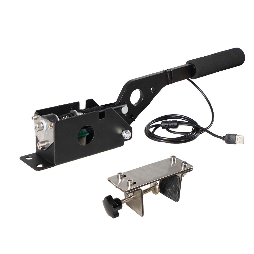 

USB 14-битный зажим для ручного тормоза SIM-карты с кронштейном для Logitech Racing Games G25/G27/G29/T300/T500 Assetto Dirty 2.0 4.0 PC Hand Brake