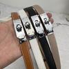 Sleek Waistband Adjustable Metal Buckle Belt for Women Lightweight Design for Comfort and Style