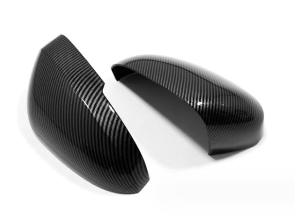 FUKUARE Door Mirror Carbon Fiber Style for Serena C28 Mirror/Side Covers, Black,