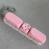 Fidget Button Keychain Toy Mini Keyboard Shape Stress Relief Sensory Toy for Kids Party Bag Fillers Gift