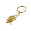 Golden Mini Longevity Fortune Turtle Keychain Feng Shui Prop