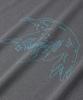 Hellinogseuweeo Hummingbird Graphic T-Shirt_Dark Gray