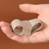 2Pcs Toe Separator Silicone Soft Gel Pedicure Tool for Toe Valgus Overlapping Correction Breathable Elastic Toe Spacer Skin-friendly Foot Care