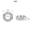 Bicycle Spoke Nipple Wrench Stainless Steel 8 Way Durable Portable Hand Tools MTB Road Bike Spoke Wrench Cycling Accessories