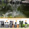 Great for Cloudy Days! GWSOLAR Hybrid "Smart" Solar Pump. Waters for Approximately 3 Hours After Sunset On Clear Days! [7W Solar Panel, Built-in 8.88W