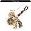 Universal Car Interior Hanging Pendant Lucky Charm Vintage Keychain Pendant Decoration Handmade Animal Themed Craft