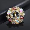 Korean Retro Rhinestone Bow Hair Clip - Women's Spring Ponytail Accessory