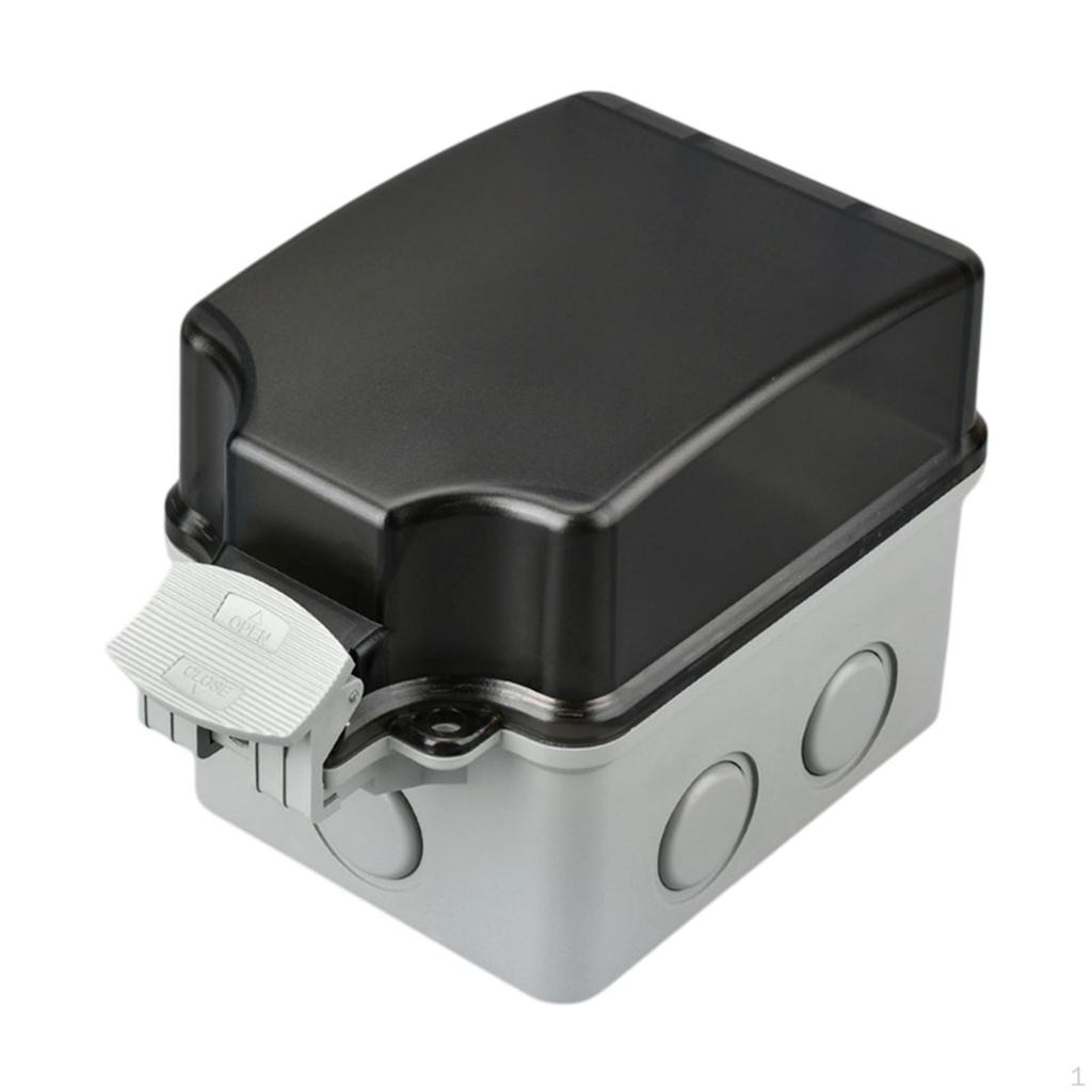 2 Pieces Outdoor Outlet Cover Electrical Box Waterproof Accessory Power Socket for Patio
