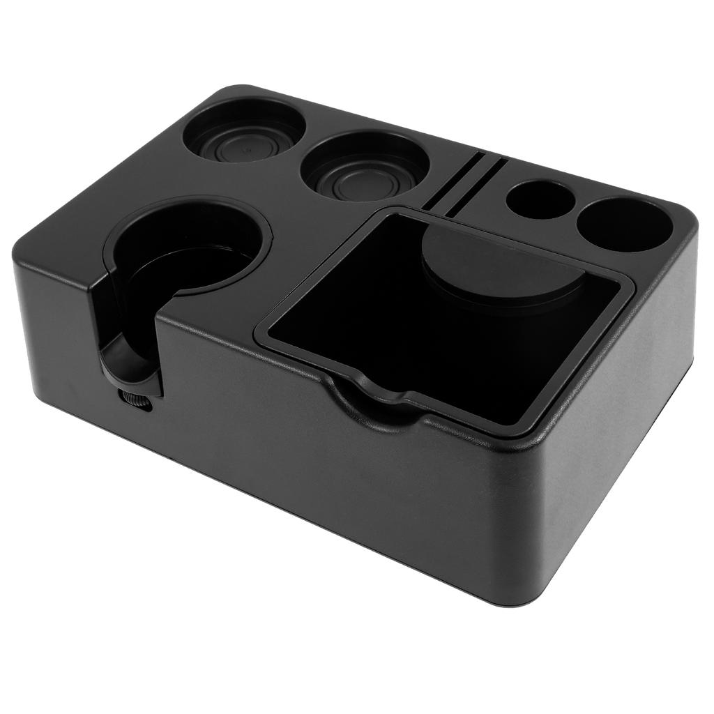 Espresso Tamper Holder Nonslip Espresso Tamping Holder Height Adjustable Coffee Storage Box for 51-58mm Handles Coffee Accessory