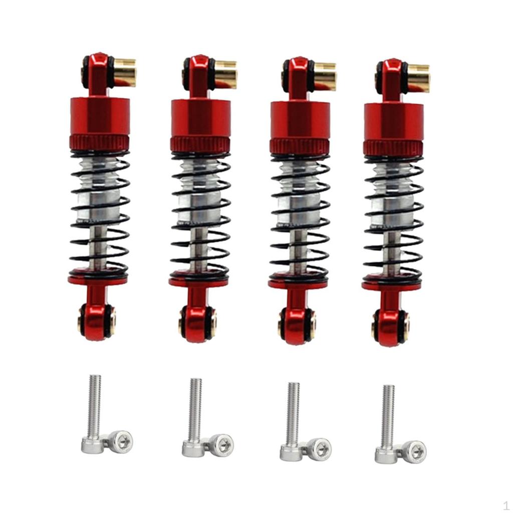 -performance Lightweight Shock Absorbers with Improved Absorption, Aluminum, for 1/24 FCX24M