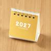 2027 Small Portable Desk Calendar Fashion Simple Design Mini Desktop Calendar for Home Office School Student Planner