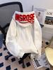 Heavyweight Men's Embroidered Letter Hooded Sweatshirt - Plush Velvet, Loose Fit, Casual Autumn/Winter Outerwear