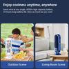 Mute Desktop Electric Fan Silent USB Quiet Cooling Fans Small USB Plug in Fan  Unisex