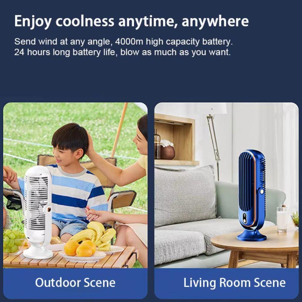 Mute Desktop Electric Fan Silent USB Quiet Cooling Fans Small USB Plug in Fan Unisex