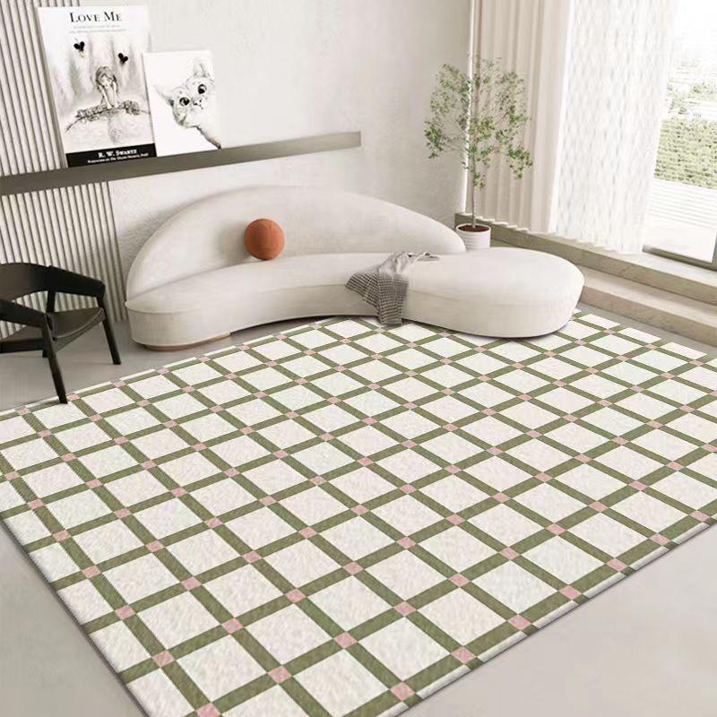 Plush Imitation Cashmere Carpet - Thick, Year-Round Floor Mat for Bedroom or Living Room