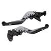 Nakira bromskopplingshandtag set GSX250R GSR250 GSXR x V-Strom250 (gunmetal svart)