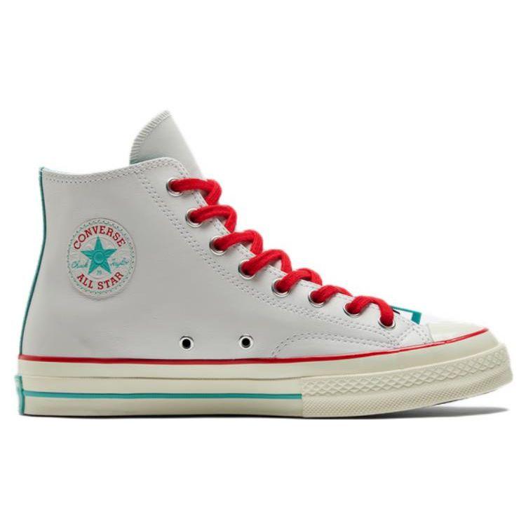Converse Chuck Taylor All Star 1970s Leather Versatile High-Top Sneakers Unisex Sneakers White 173202C