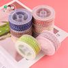 Sigu Sanhua Tibetan-Style Star & Moon Bodhi Cotton Thread - Non-Elastic, Wear-Resistant DIY Weaving Rope