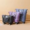 TS JYL laptop bag,Foldable Wheel Travel Bag Multi-Function Storage Expanded Luggage Bag