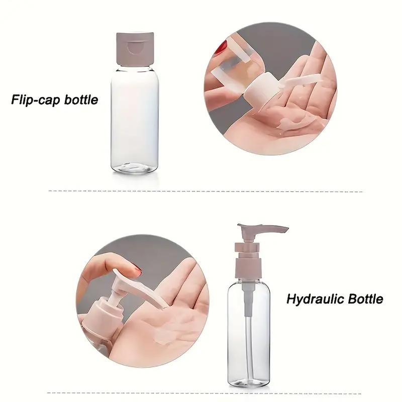 Perfume Bottle Set Refillable Spray Lotion Shampoo Shower Tube Bottling Refill Cosmetic Travel Liquid Container Portable Tool