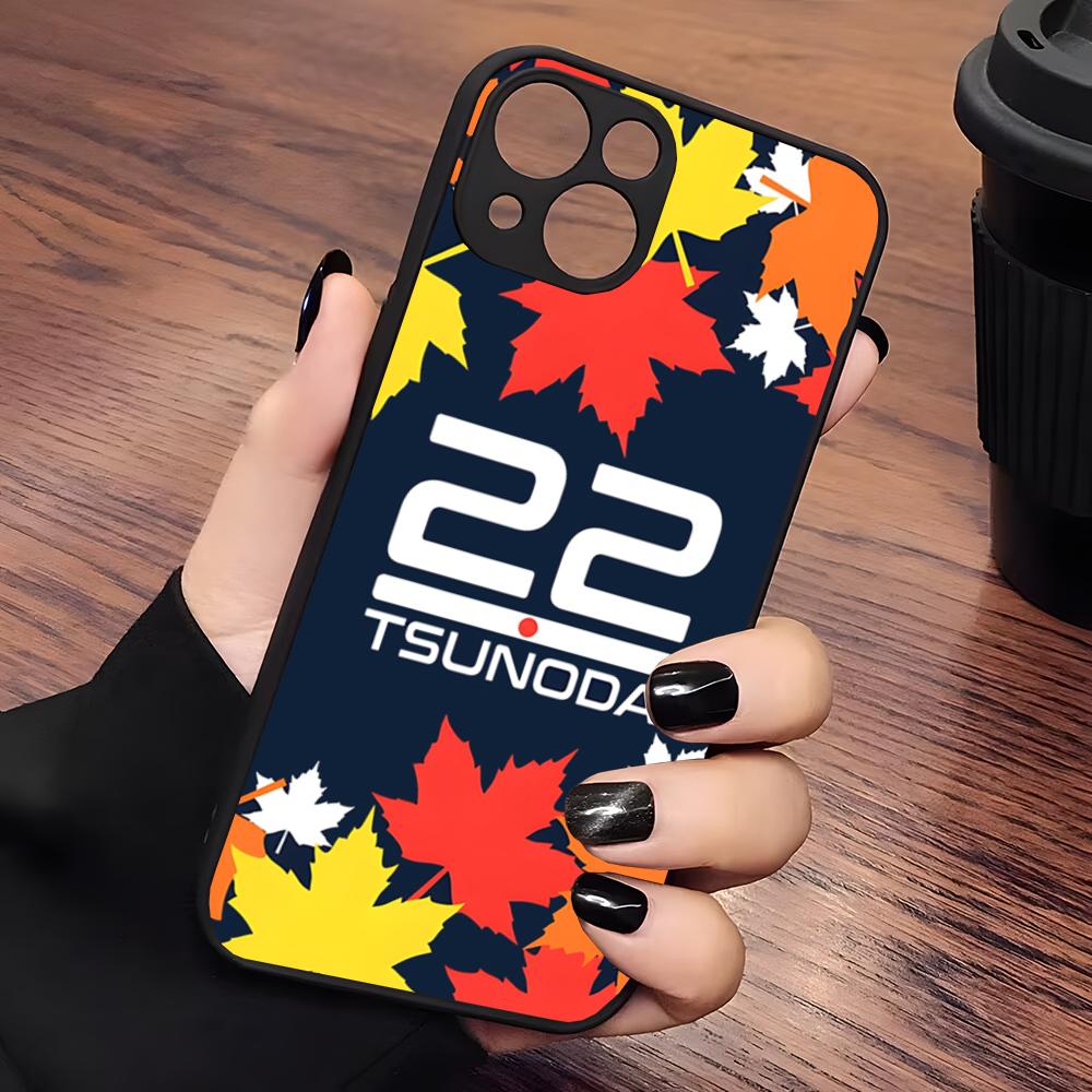 

Yuki Tsunoda 22 Phone Case Matte Transparent For Iphone 16 15 Max 14 13 Mini 12 Pro 7 8 11 XR Xs X Plus Back Cover iPhone 7 or 8