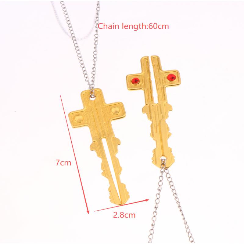 Náhrdelník Mission Impossible Cosplay Toma Cruise Unisex Klíčový přívěsek Choker Šperky Doplňky Dárky