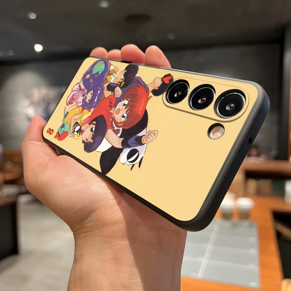 Cartoon Ranma 1 2 Phone Case For Samsung A56 A36 A26 A16 A15 A25 A35 A55 A14 A34 A24 A54 Black Soft Shell