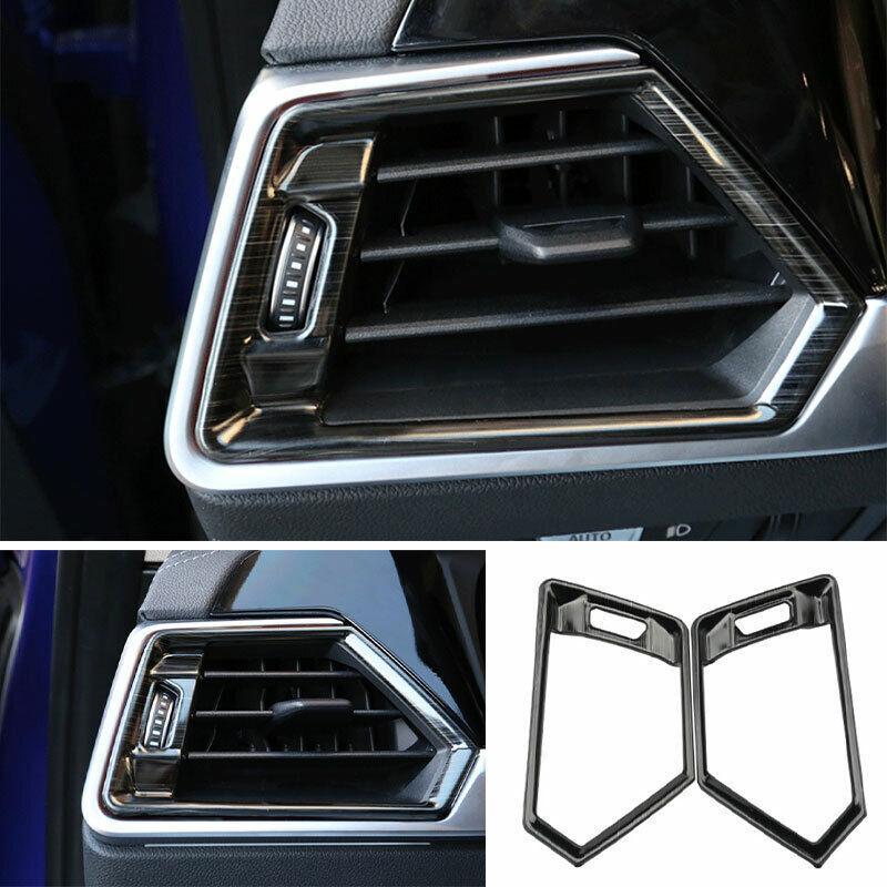 Console Side Outlet Vent Trim 2PCS For BMW 3-Series G20 - Black Titanium