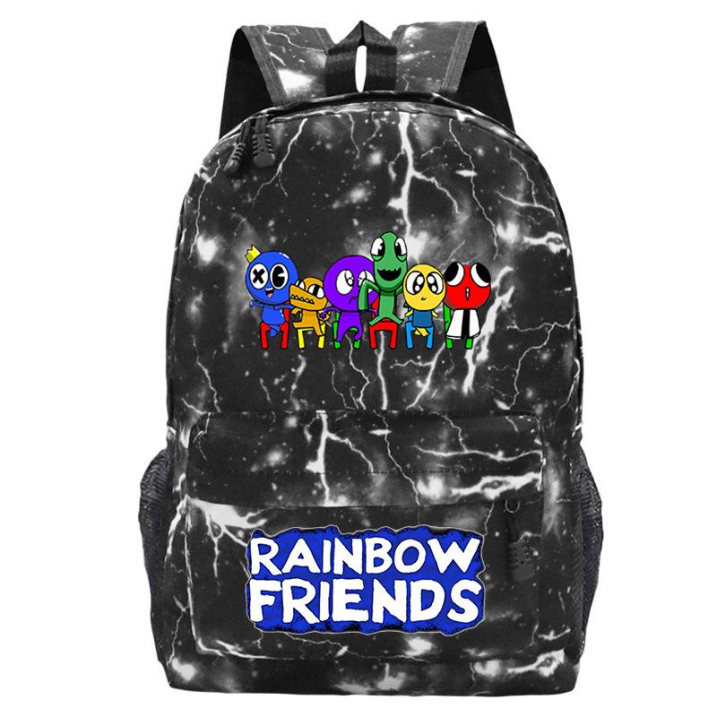 Game merchandise Cartoon print Junior high school student High school bag Outdoor leisure travel Backpack