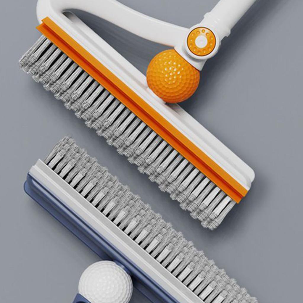 Floor Brush Scrubber   Handle Floor Scrub Brush for Cleaning Patio Bathroom Garage Kitchen