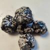 Natural Snowflake Obsidian Raw Material Stone Rough Crystal Healing Stone Reiki Healing Size Energy Healing Stone